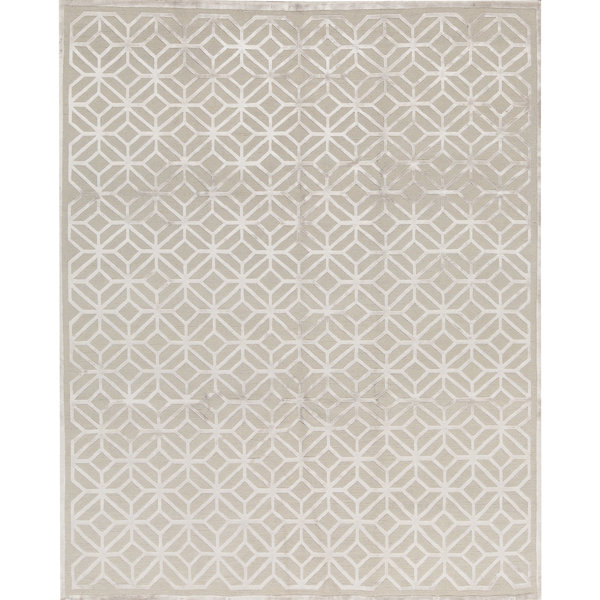 Bokara Rug Co Inc Windsom Hand Knotted High Quality Silver Area Rug Perigold